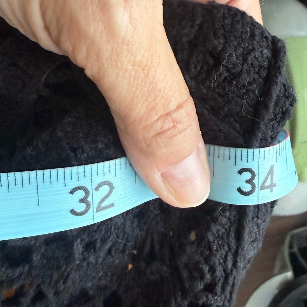 Torrid Black Crochet Pullover Sweater Knitted Crewneck Half Sleeve Top Size 4X - Picture 13 of 13